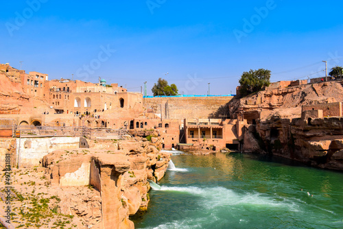 view of the town of Shushtar water system