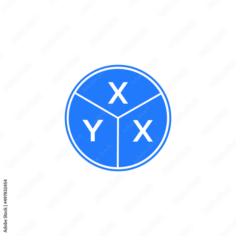 XYX letter logo design on white background. XYX creative circle letter logo concept. XYX letter design. XYX letter logo design on white background. XYX creative circle letter logo concept. XYX letter design.
