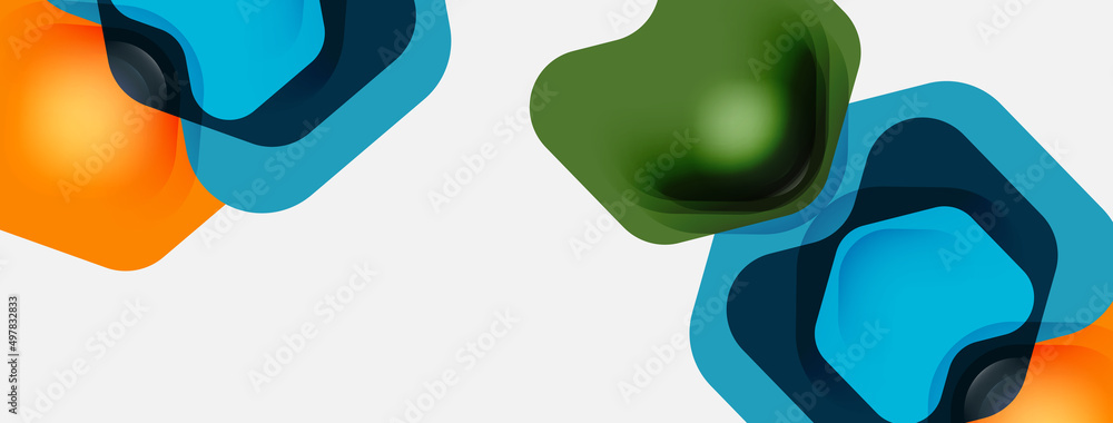 Color arrow shapes on white backdrop. Minimal geometric abstract background. Vector illustration for wallpaper banner background or landing page Color arrow shapes on white backdrop. Minimal geometric abstract background. Vector illustration for wallpaper banner background or landing page