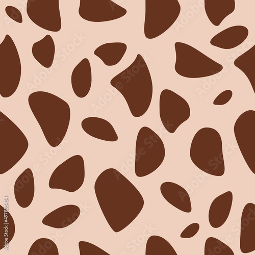 Giraffe seamless background vector illustration