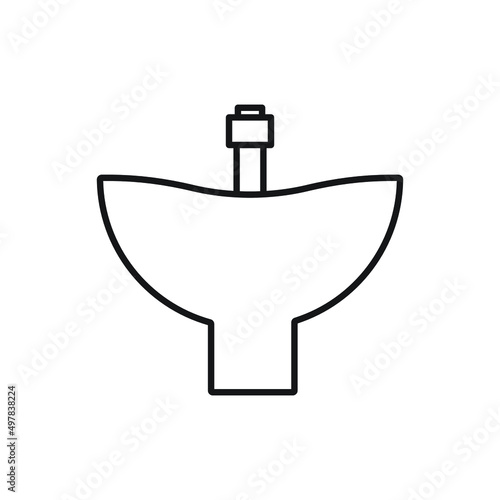 sink icon for website, symbol, presentation 