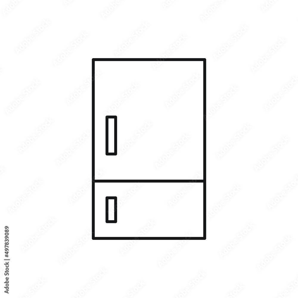 refrigerator icon for website, symbol, presentation refrigerator icon for website, symbol, presentation
