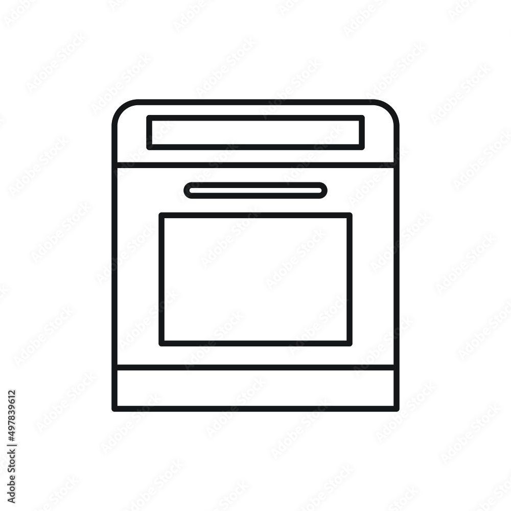 oven icon for website, symbol, presentation oven icon for website, symbol, presentation