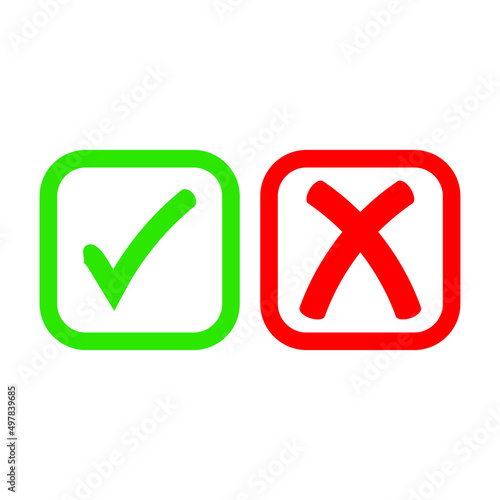 tick and cross