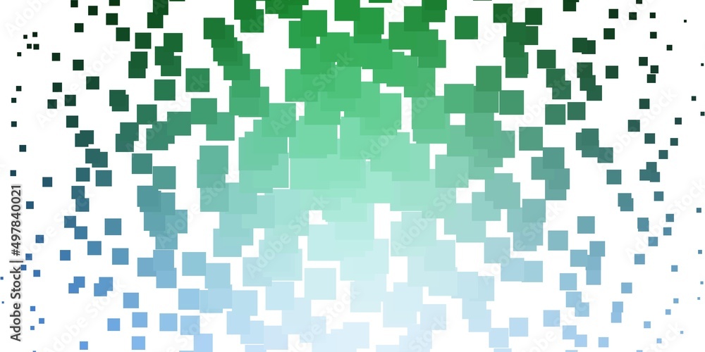 Fototapeta premium Light Blue, Green vector background in polygonal style.