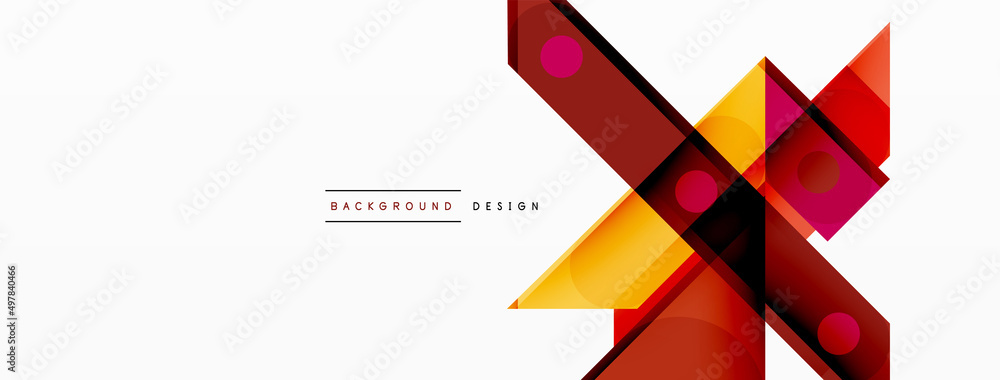 Bright colorful straight lines geometric abstract background. Trendy overlapping lines composition for wallpaper, banner, background or landing Bright colorful straight lines geometric abstract background. Trendy overlapping lines composition for wallpaper, banner, background or landing