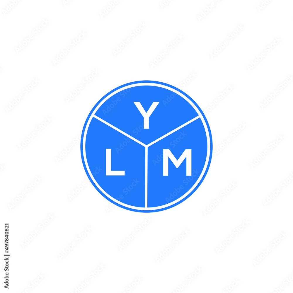 YLM letter logo design on white background. YLM creative circle letter logo concept. YLM letter design. YLM letter logo design on white background. YLM creative circle letter logo concept. YLM letter design.