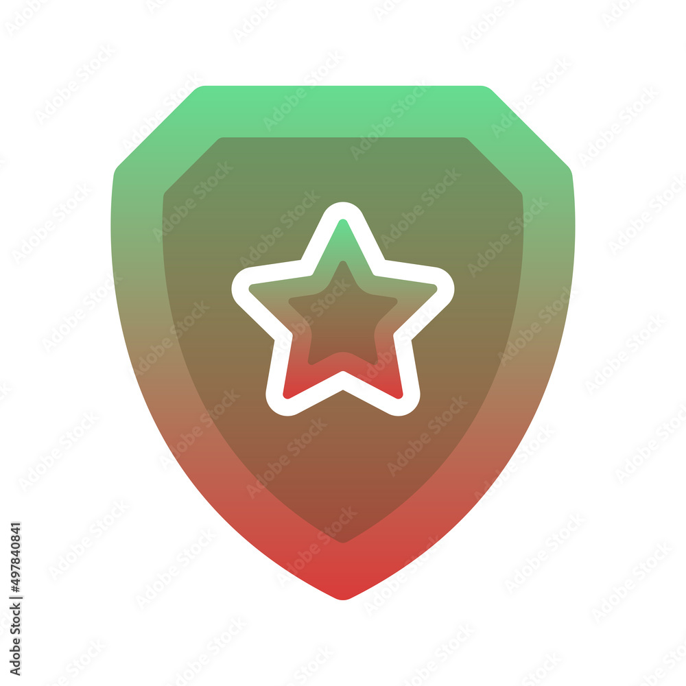 star shield logo element design template icon star shield logo element design template icon