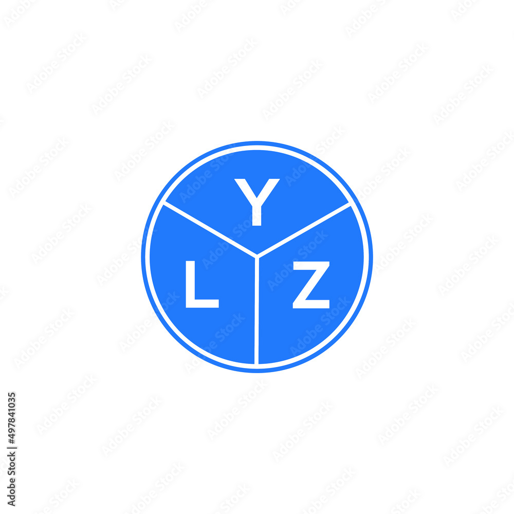 YLZ letter logo design on white background. YLZ creative circle letter logo concept. YLZ letter design. YLZ letter logo design on white background. YLZ creative circle letter logo concept. YLZ letter design.