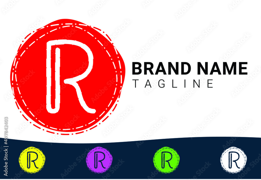 R letter new logo and icon design template R letter new logo and icon design template