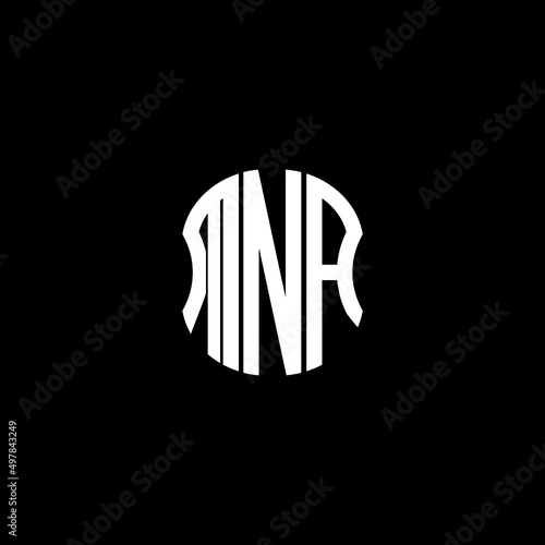 MNA letter logo creative design with vector graphic