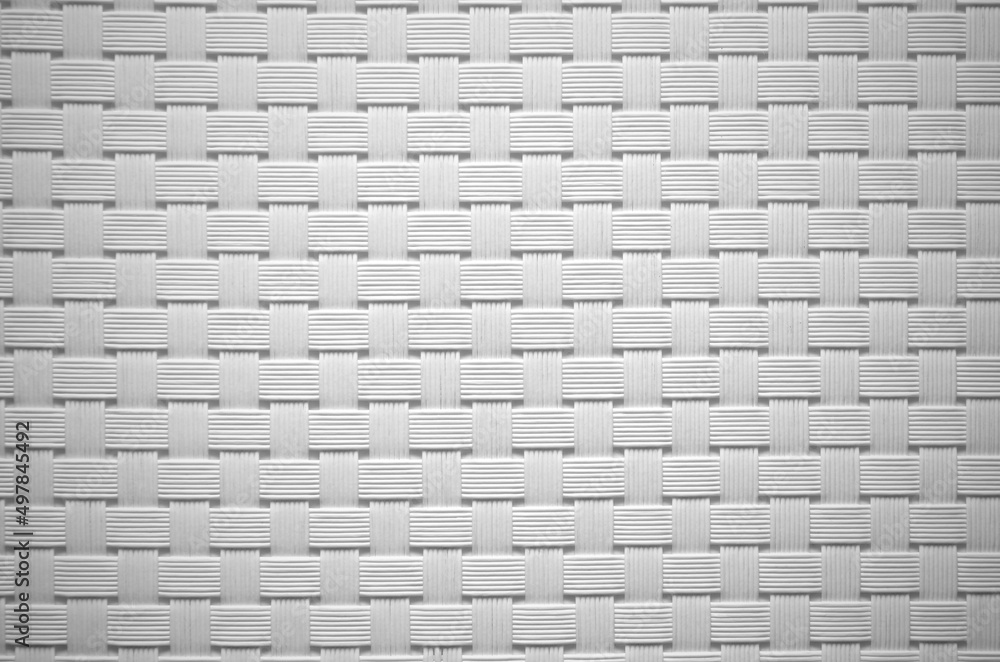 White wicker pattern, rough textile texture of wicker type White wicker pattern, rough textile texture of wicker type