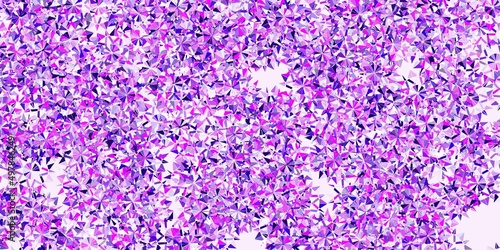 Light purple vector texture with bright snowflakes.