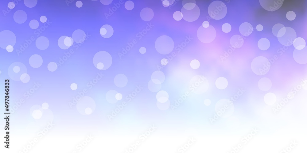 Dark Pink, Blue vector layout with circles. Dark Pink, Blue vector layout with circles.