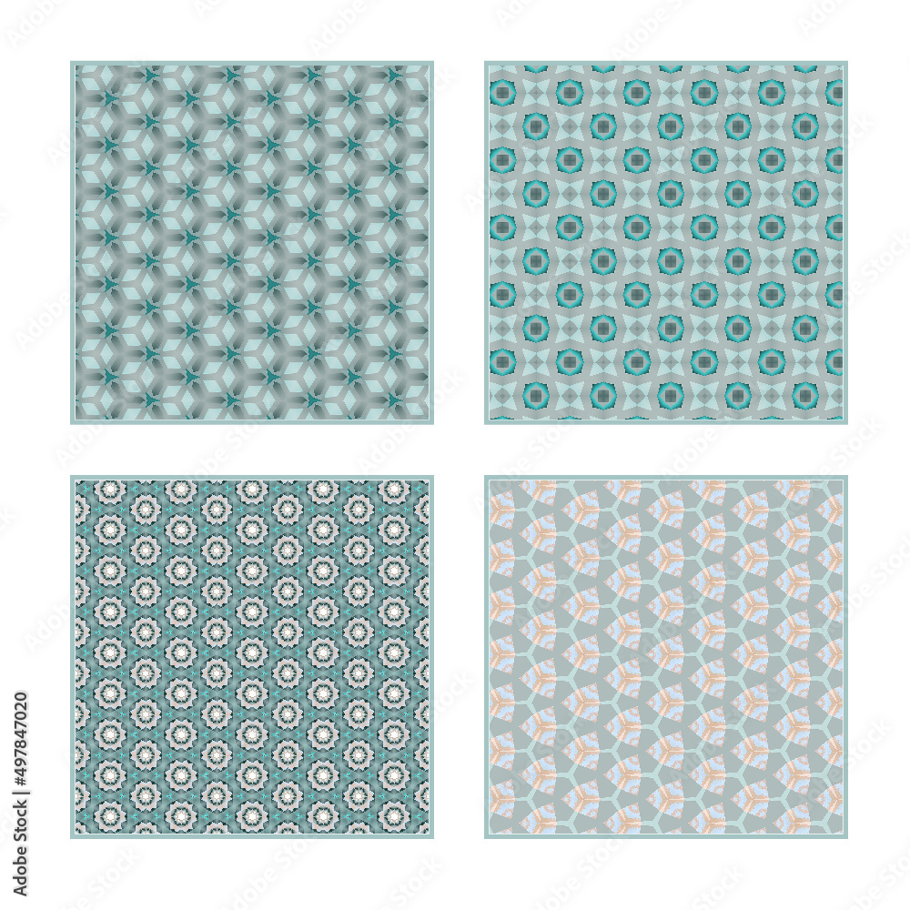 Aqueous Pattern Set - A set of  abstract patterns created from the  artwork 'Aqueous'.  Patterns and artwork are unique and original works. 

