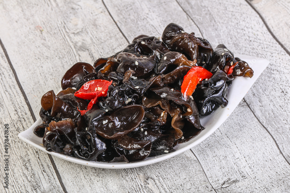 Pickled asian jelly ear fungus mushroom Pickled asian jelly ear fungus mushroom