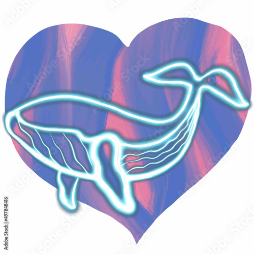 whale,sperm whale,blue sea,blue ocean,starry sky,universe,galaxy,galaxy nebula,whale and heart,heart of the universe,heart Земли,символика,возрождение,мистика,доброта,фонтан,синее,черное,бордовое,изум