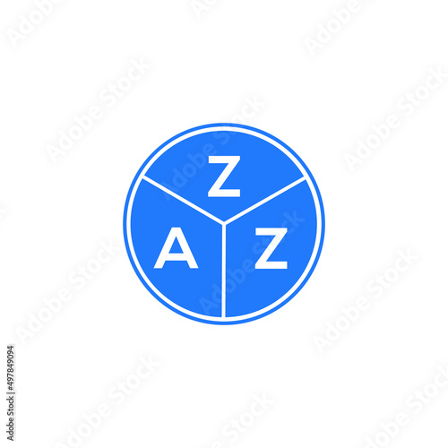 Free Download ZAZ letter logo design on white background. ZAZ  creative circle letter logo concept. ZAZ letter design.
 - GFXLoad