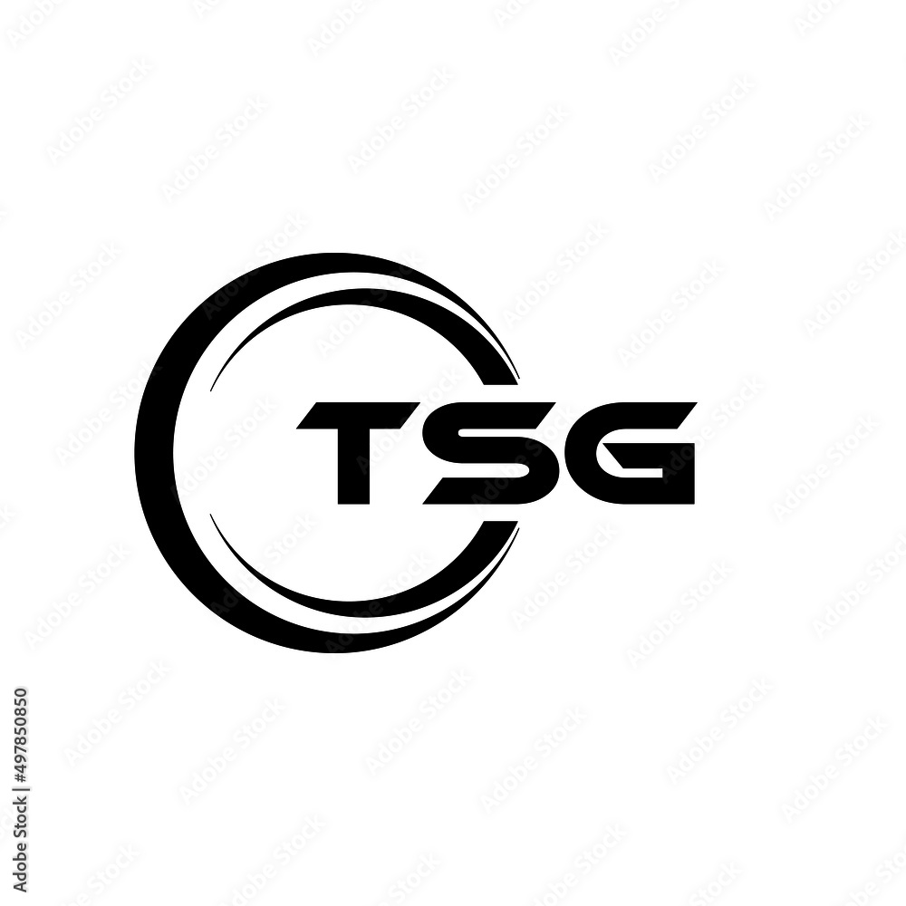 Letter tsg logo design image template Royalty Free Vector