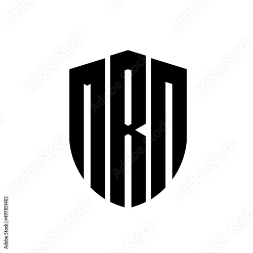 MRN letter logo design. MRN modern letter logo with black background. MRN creative  letter logo. simple and modern letter logo. vector logo modern alphabet font overlap style. Initial letters MRN  photo