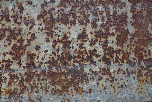 Old metal iron panel.rust and oxidized metal background.
