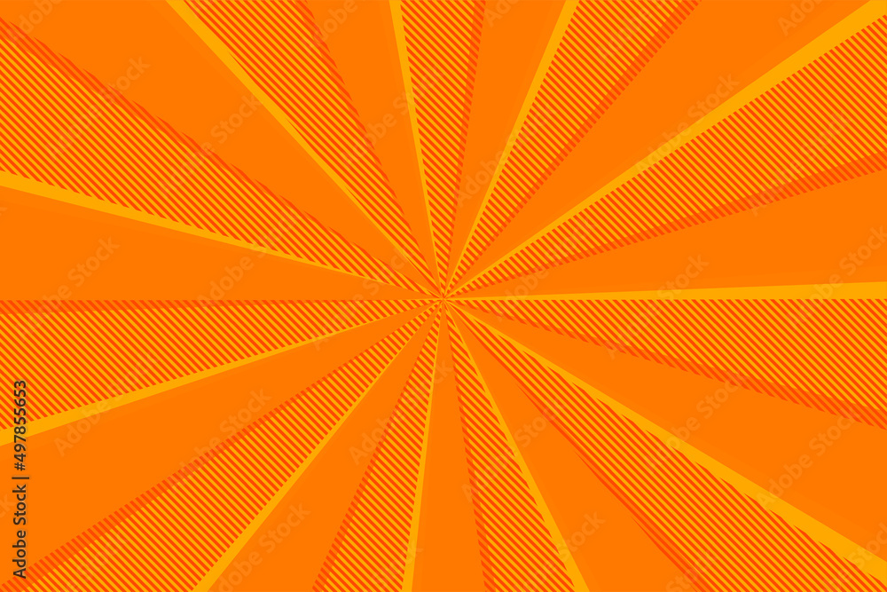 Fototapeta premium ストライプと放射線パステル背景 Radial abstract background ray with stripe patterns