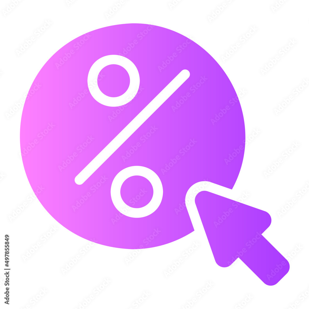 ctr gradient icon ctr gradient icon
