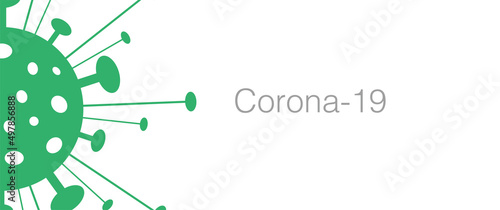 The sign of Corona virus