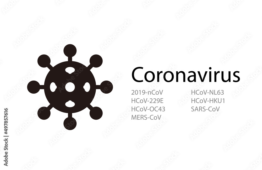 The sign of Corona virus The sign of Corona virus