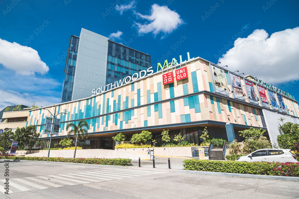 Binan, Laguna, Philippines April 2022 Southwoods Mall is a lifestyle