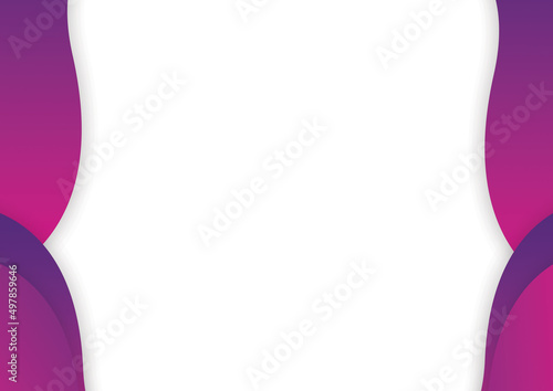 purple and pink background image with wave curve border design For certificates or text and copy space photo