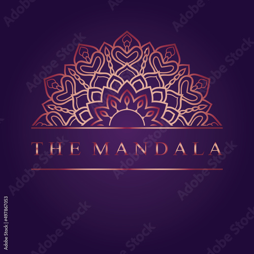 mandala icon and symbol logo