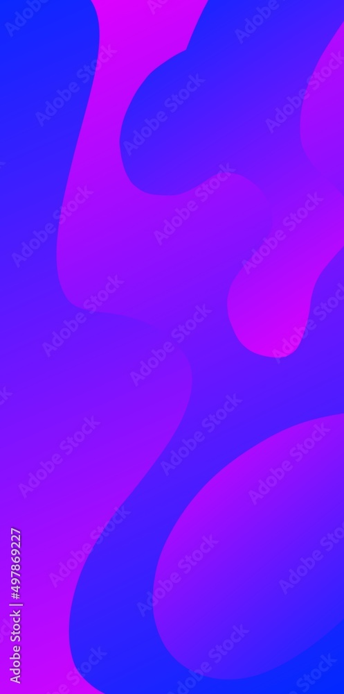 High blue and purple mix abstract fluid mobile wallpaper. Colorful abstract background. Best and modern abstract gradient wallpaper with beautiful geometric shapes. 