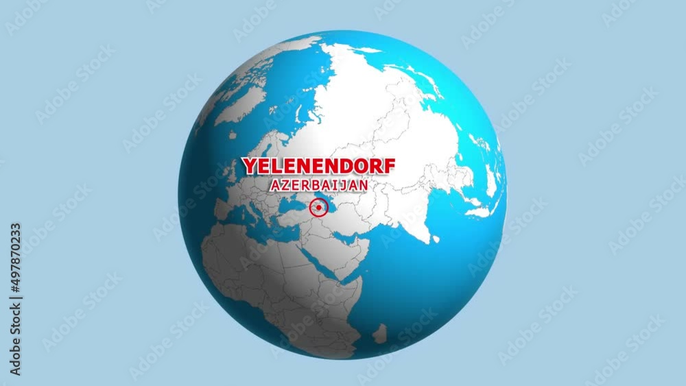 AZERBAIJAN YELENENDORF ZOOM IN FROM SPACE AZERBAIJAN YELENENDORF ZOOM IN FROM SPACE