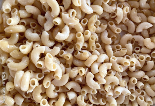 close up of a pile of pasta, pasta background