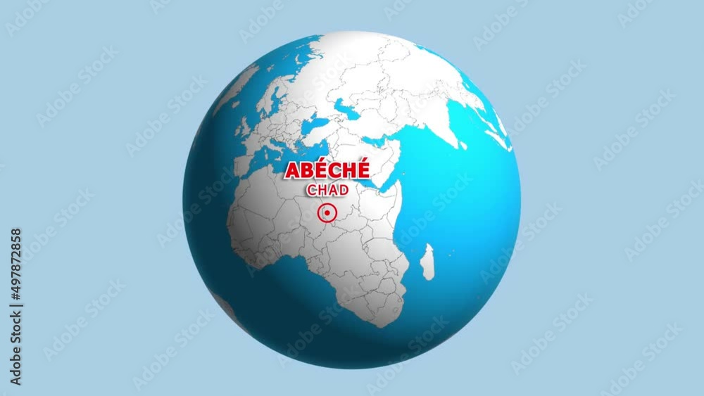 CHAD ABECHE ZOOM IN FROM SPACE CHAD ABECHE ZOOM IN FROM SPACE
