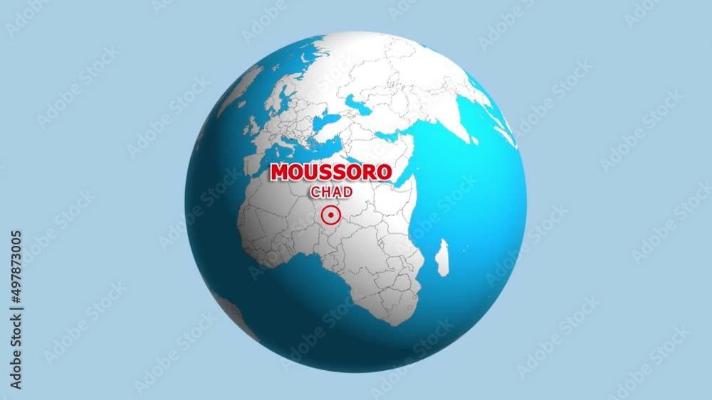 CHAD MOUSSORO ZOOM IN FROM SPACE