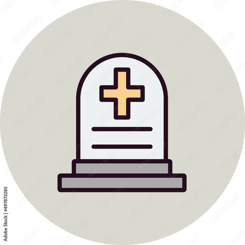 Fototapeta premium Tombstone Icon