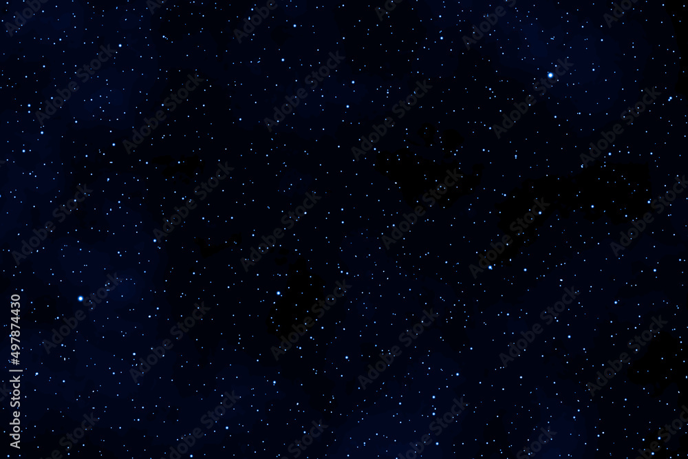 Starry night sky.  Galaxy space background.