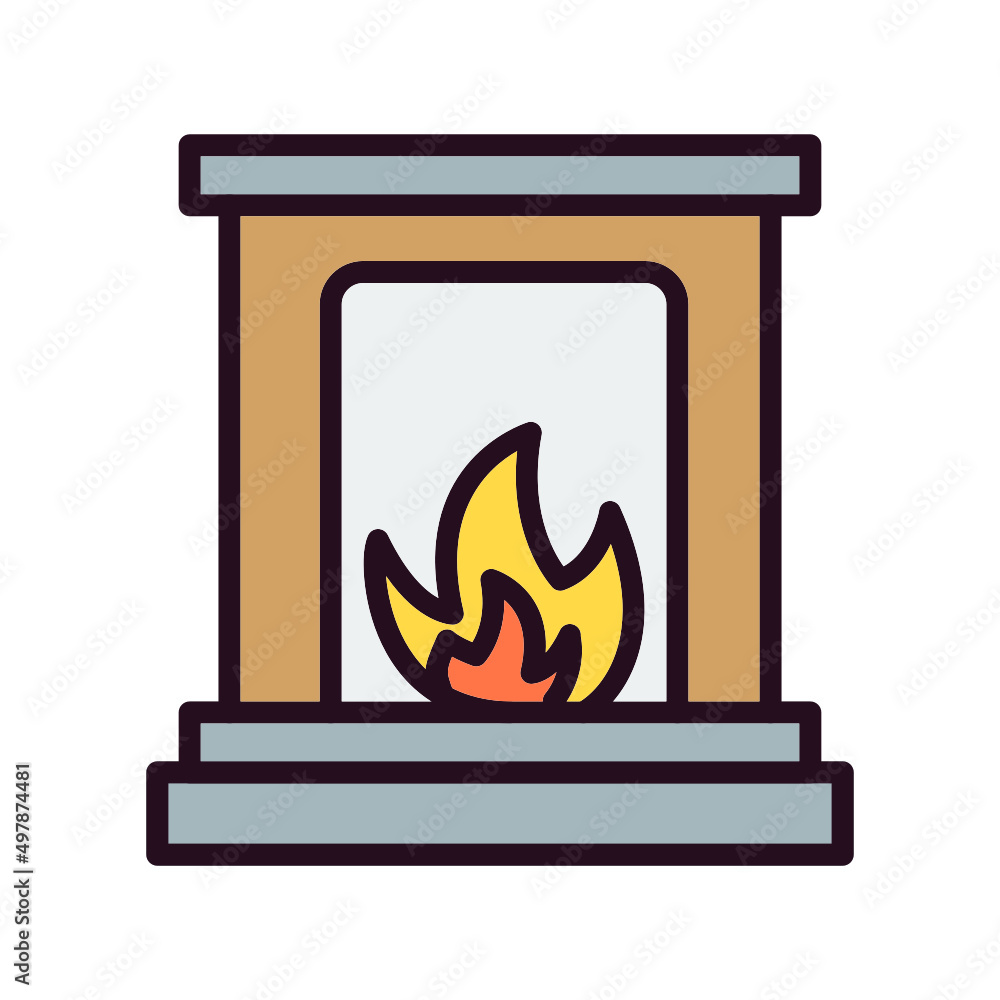 Fireplace Icon Fireplace Icon