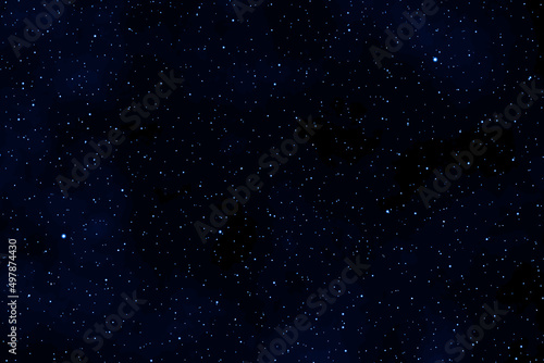 Starry night sky. Galaxy space background.