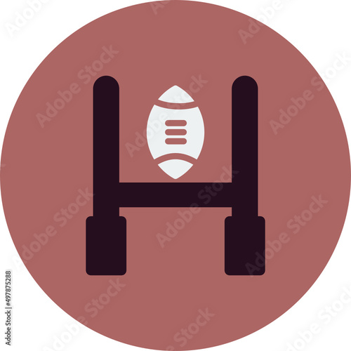 Rugby Goal Icon