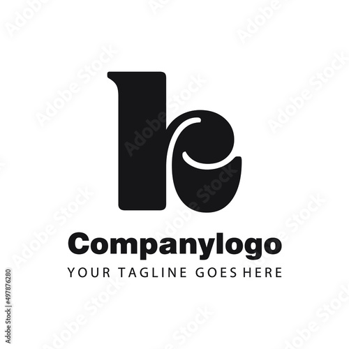 creative letter k for company logo template