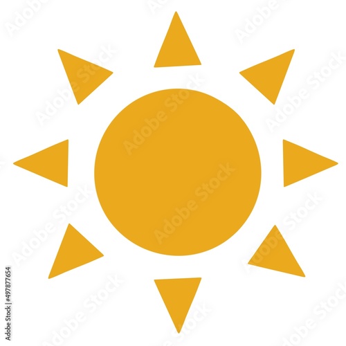 Cartoon doodle sun on white background Free Download Cartoon doodle sun on white background - GFXLoad