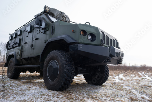 Slika na platnu New armored personnel carrier armored car of the Ukrainian army