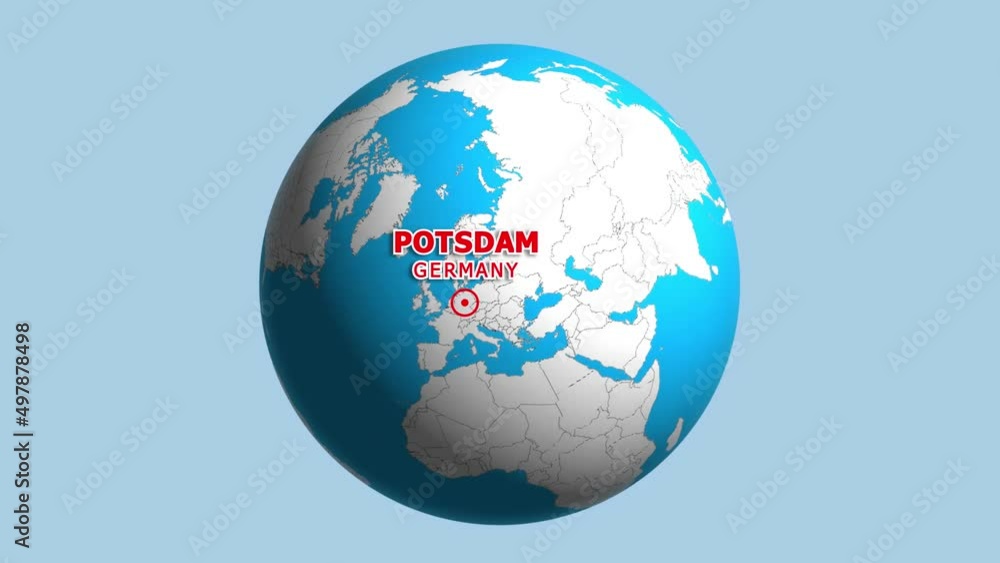 GERMANY POTSDAM ZOOM IN FROM SPACE GERMANY POTSDAM ZOOM IN FROM SPACE