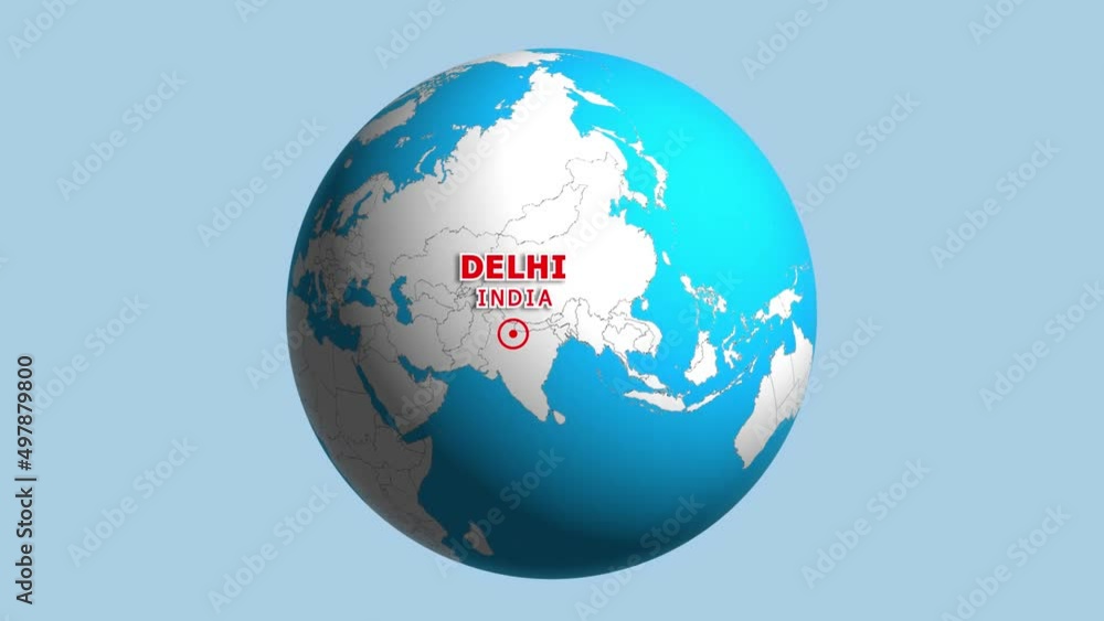 INDIA DELHI ZOOM IN FROM SPACE INDIA DELHI ZOOM IN FROM SPACE