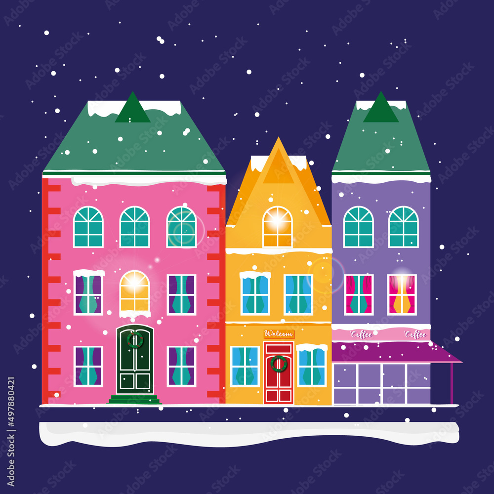 christmas night city christmas night city