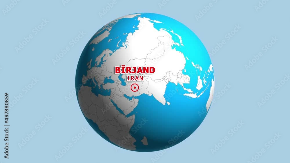 IRAN BIRJAND ZOOM IN FROM SPACE IRAN BIRJAND ZOOM IN FROM SPACE