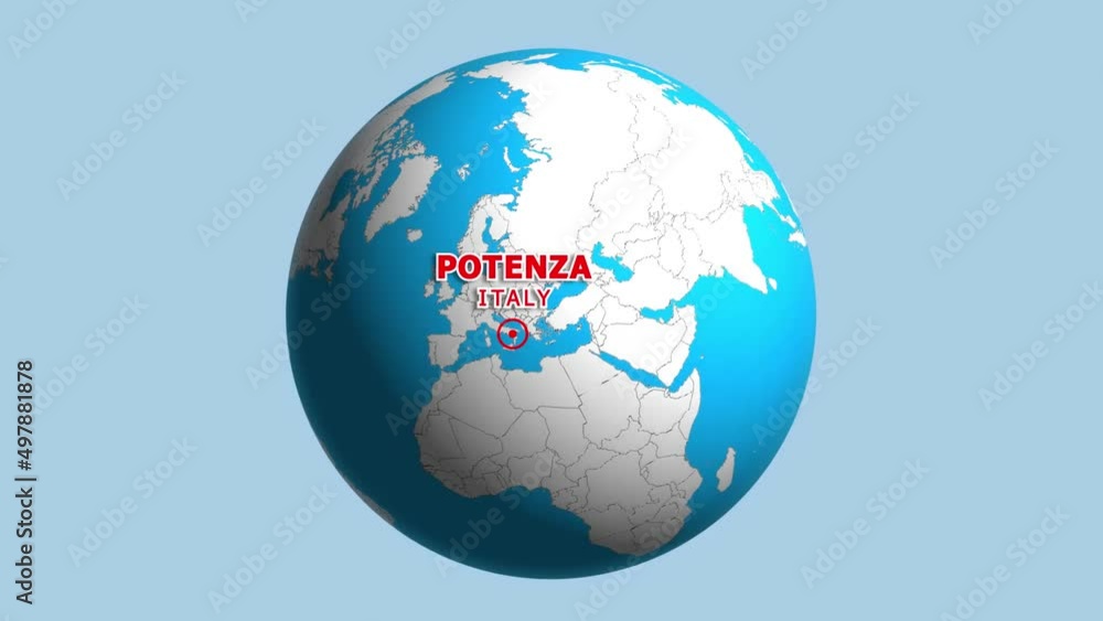 ITALY POTENZA ZOOM IN FROM SPACE ITALY POTENZA ZOOM IN FROM SPACE
